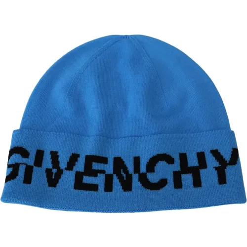 Wool Unisex Winter Beanie Hat , unisex, Sizes: ONE SIZE - Givenchy - Modalova