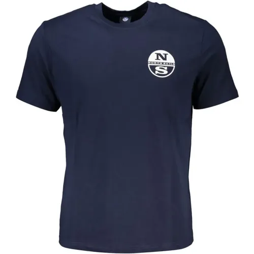 Bedrucktes Logo-T-Shirt , Herren, Größe: XL - North Sails - Modalova