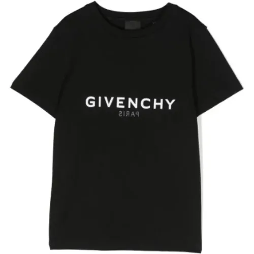 Logo-Print Baumwoll T-Shirt für Kinder - Givenchy - Modalova