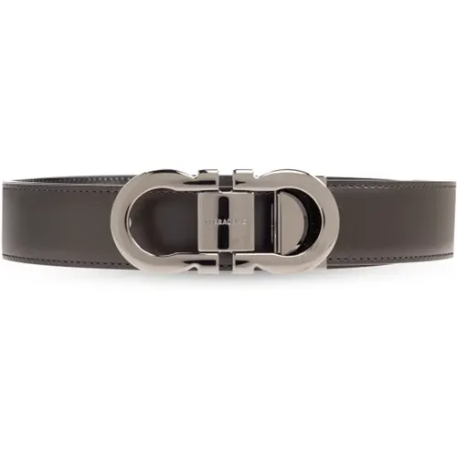 Reversible Belt With Logo , male, Sizes: 105 CM - Salvatore Ferragamo - Modalova