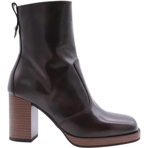 Heeled Boots , female, Sizes: 4 UK, 5 UK - Nerogiardini - Modalova
