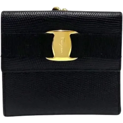 Pre-owned Leather wallets , female, Sizes: ONE SIZE - Salvatore Ferragamo Pre-owned - Modalova