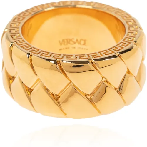 Messingring , unisex, Größe: 50 MM - Versace - Modalova