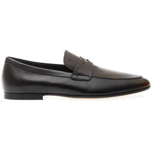 Leather Loafers , male, Sizes: 8 1/2 UK - TOD'S - Modalova