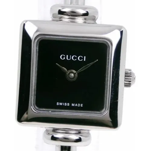 Pre-owned Stainless Steel watches , female, Sizes: ONE SIZE - Gucci Vintage - Modalova