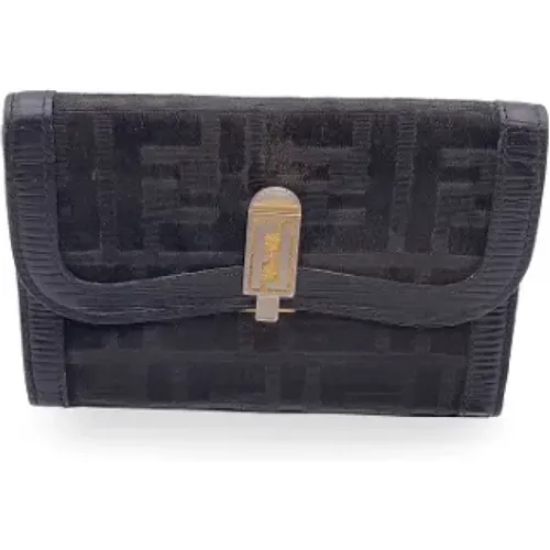 Pre-owned Canvas wallets , female, Sizes: ONE SIZE - Fendi Vintage - Modalova