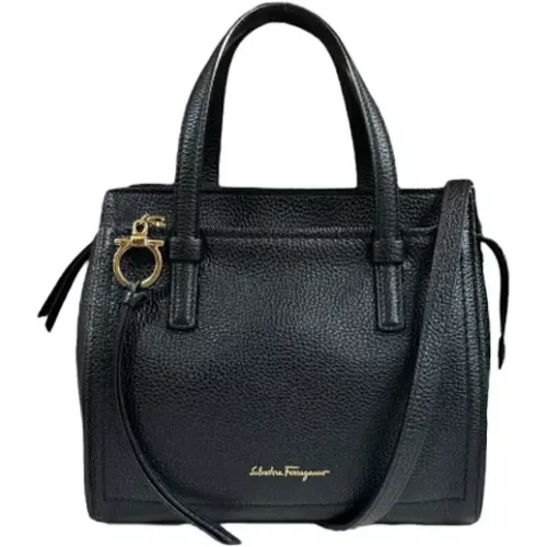 Pre-owned Leather shoulder-bags , female, Sizes: ONE SIZE - Salvatore Ferragamo Pre-owned - Modalova