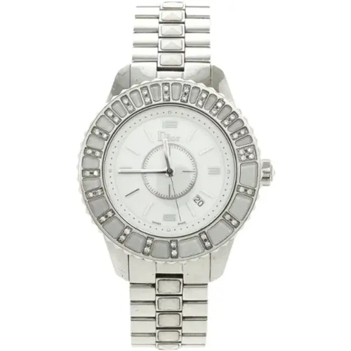 Pre-owned Stainless Steel watches , female, Sizes: ONE SIZE - Dior Vintage - Modalova