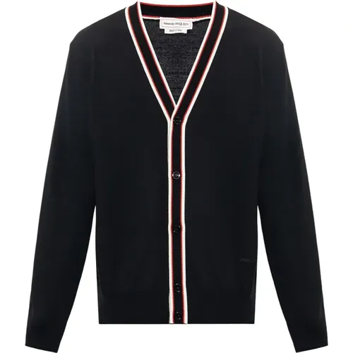 Wool Cardigan , male, Sizes: S, L - alexander mcqueen - Modalova