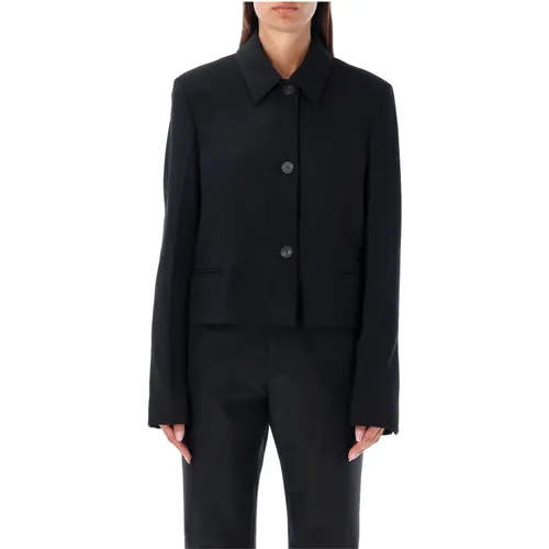 Elegant Cropped Jacket , female, Sizes: S - Salvatore Ferragamo - Modalova