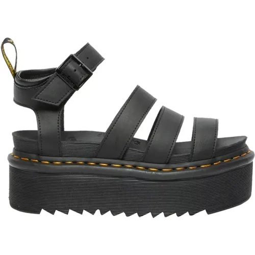 Hydro Leather Platform Sandals , female, Sizes: 6 UK - Dr. Martens - Modalova