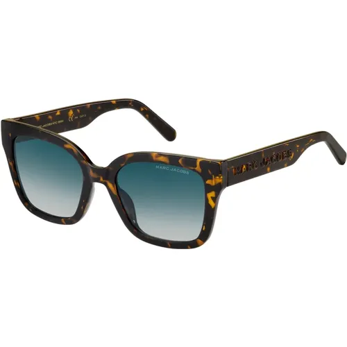Havana/Light Blue Shaded Sonnenbrille,Stylische Sonnenbrille Modell 658/S,/ Shaded Sonnenbrille,Stylische Sonnenbrille Marc 658/S - Marc Jacobs - Modalova