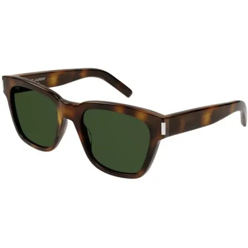 Havana Green Sunglasses, Elevate Your Style - Saint Laurent - Modalova