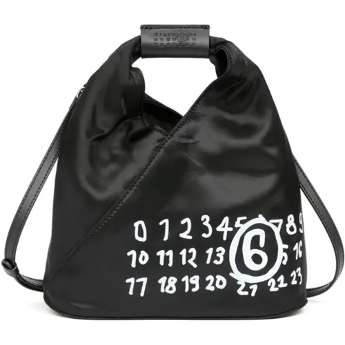 Signature Numbers Motif Bag , female, Sizes: ONE SIZE - MM6 Maison Margiela - Modalova