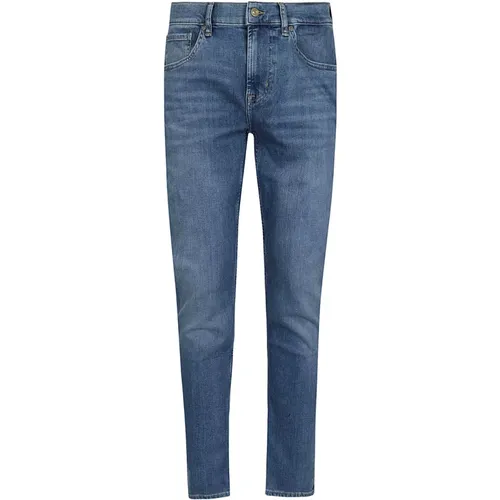 Blaue Jeans Herbst Winter 2024 , Herren, Größe: W32 - 7 For All Mankind - Modalova