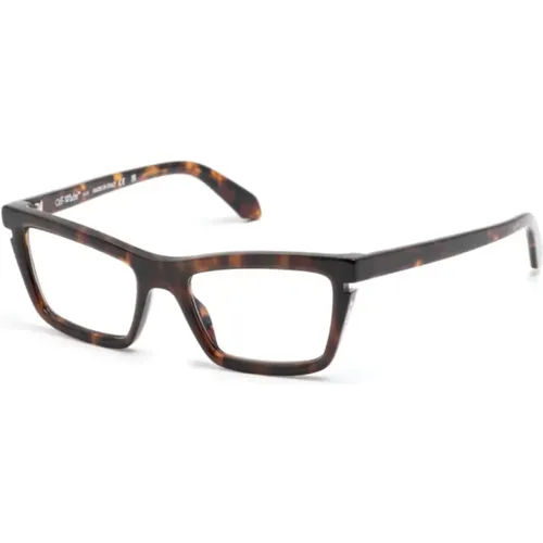 Braune Optische Brille Stilvoll Alltagsgebrauch , unisex, Größe: 54 MM - Off White - Modalova