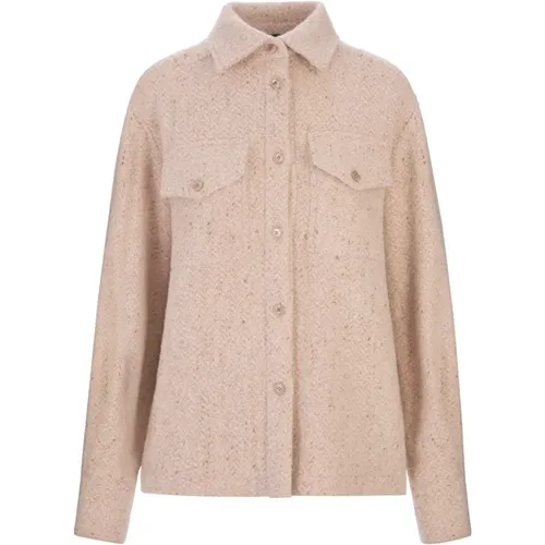 Wool Silk Cashmere Shirt , female, Sizes: M, S - Kiton - Modalova