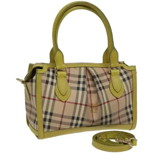 Pre-owned Canvas handbags , female, Sizes: ONE SIZE - Burberry Vintage - Modalova