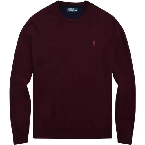 Wollpullover mit besticktem Logo Regular Fit - Ralph Lauren - Modalova