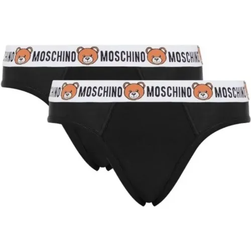 Herren Baumwoll Stretch Slips , Herren, Größe: XL - Moschino - Modalova