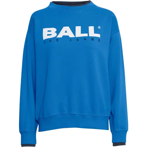 Olympia Sweatshirt with Cool Print , female, Sizes: XS, M, XL - Ball - Modalova