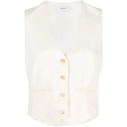 Stylish Waistcoat , female, Sizes: M, S - Wardrobe.nyc - Modalova