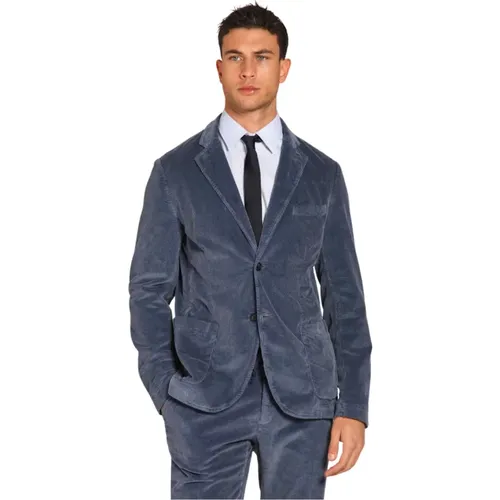 Velvet 500-Stripes Regular Fit Blazer , Herren, Größe: L - Mason's - Modalova