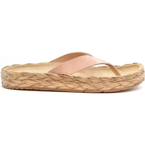 Antique Pink Chamois Sandals Ss21 , female, Sizes: 8 UK - Pedro García - Modalova