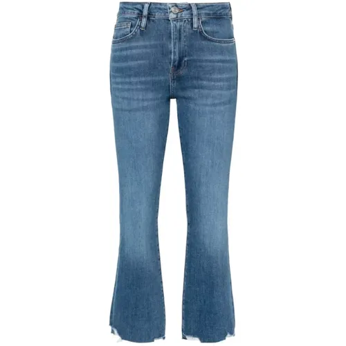 Mini Bootcut Jeans , Damen, Größe: W26 - Frame - Modalova