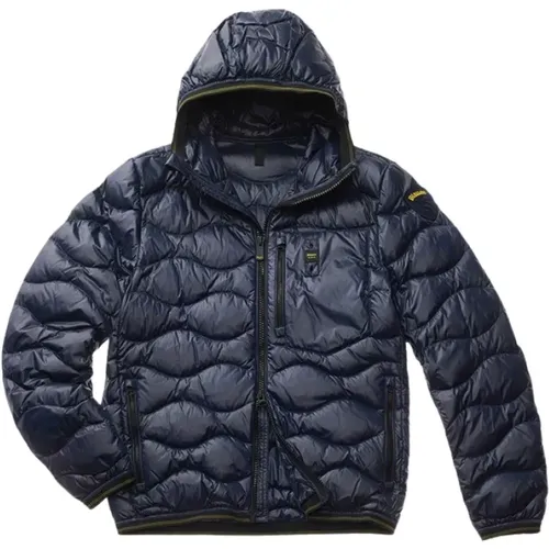 Nylon Wave Puffer Jacket , female, Sizes: L, M, XL, S, 2XL - Blauer - Modalova