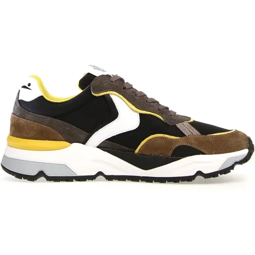 Men Nero Khilian Suede/Calf/Fabric Shoes , male, Sizes: 11 UK, 9 UK, 6 UK, 7 UK, 8 UK - Voile blanche - Modalova