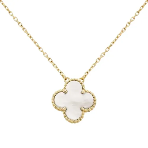 Pre-owned Gold necklaces , female, Sizes: ONE SIZE - Van Cleef & Arpels Pre-owned - Modalova