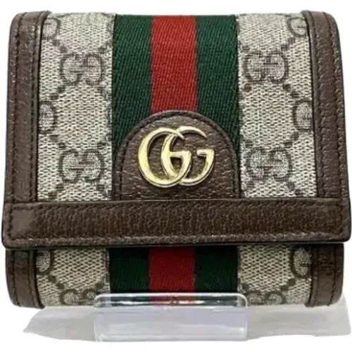 Pre-owned Canvas portemonnaies - Gucci Vintage - Modalova