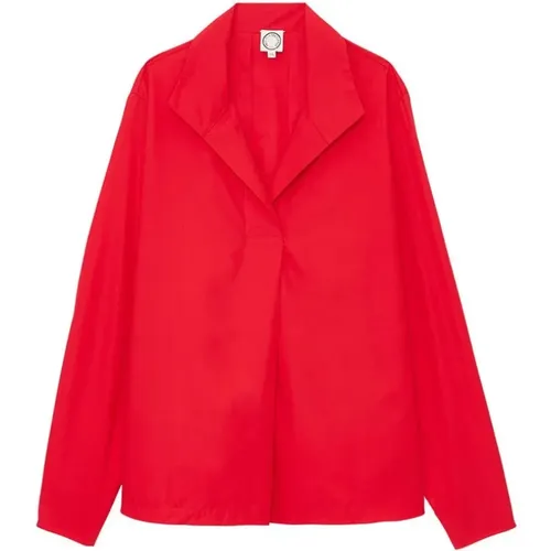 Rotes Noa Baumwollhemd , Damen, Größe: XL - Ines De La Fressange Paris - Modalova