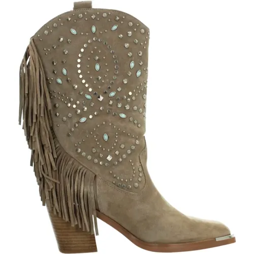 Western Style Cowboy Boots , Damen, Größe: 39 EU - Alma en Pena - Modalova