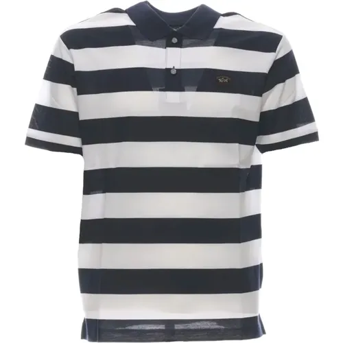 Stylisches T-Shirt und Polo Combo , Herren, Größe: 2XL - PAUL & SHARK - Modalova