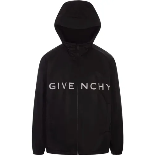 Windbreaker Jacket Mesh Lining , male, Sizes: L, M - Givenchy - Modalova