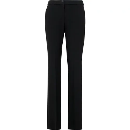 Schwarze Hose mit ausgestelltem Schnitt , Damen, Größe: XS - Pennyblack - Modalova