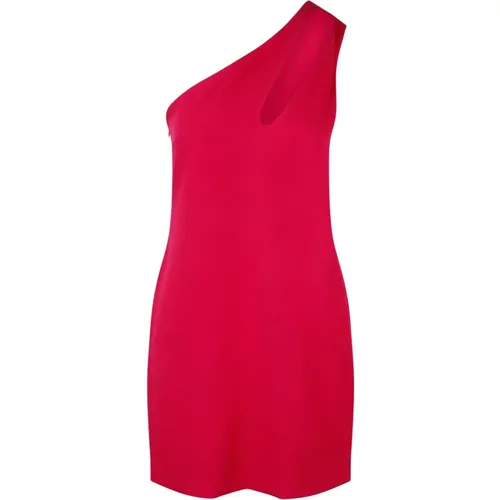 ONE Shoulder Jersey Mini Dress , female, Sizes: M, XS - P.a.r.o.s.h. - Modalova