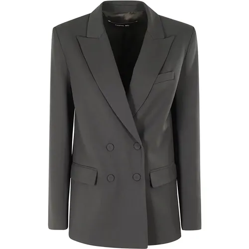 Double-Breasted Jacket , female, Sizes: S - Federica Tosi - Modalova