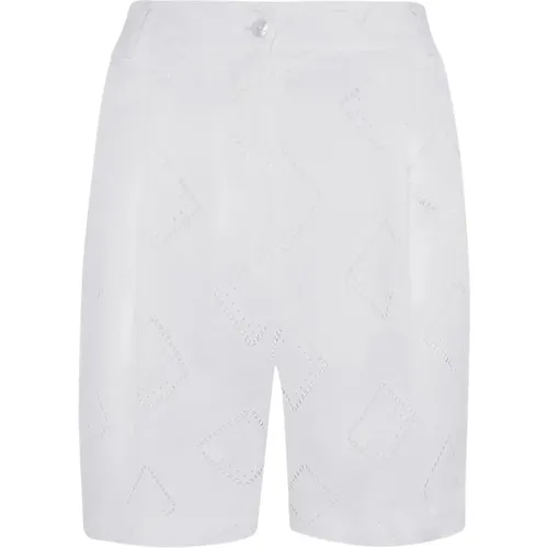 Elegante Leinen-Bermuda-Shorts - Kiton - Modalova