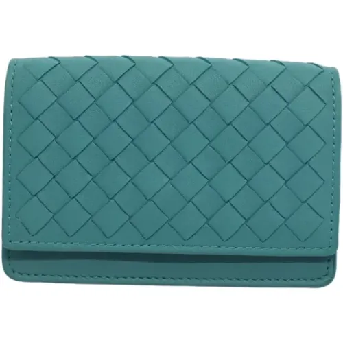 Pre-owned Leather wallets , female, Sizes: ONE SIZE - Bottega Veneta Vintage - Modalova