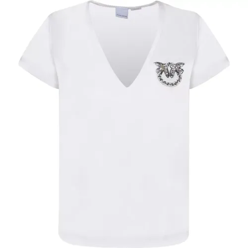 T-Shirts , Damen, Größe: XL - pinko - Modalova