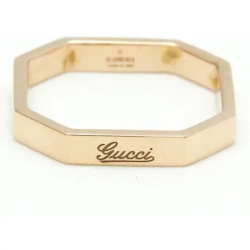 Pre-owned Rose Gold rings , female, Sizes: ONE SIZE - Gucci Vintage - Modalova