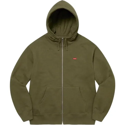 Limitierte Auflage Kapuzenpullover Dunkeloliv - Supreme - Modalova