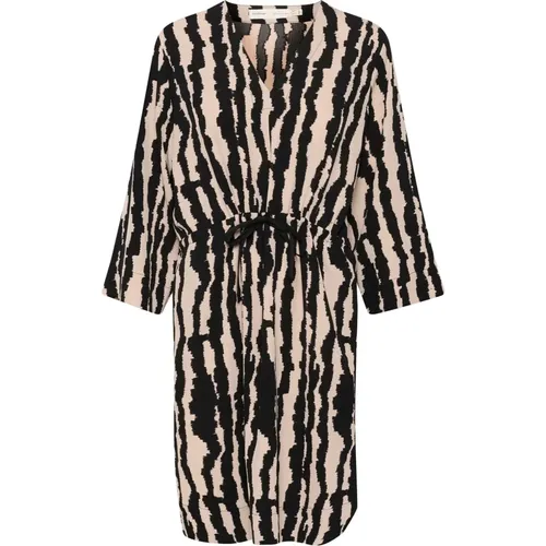 Stilvolles Tunika Kleid Small Scratch Stripe , Damen, Größe: S - InWear - Modalova