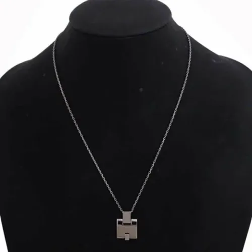 Gebrauchte Hermes Silbermetall Halskette - Hermès Vintage - Modalova