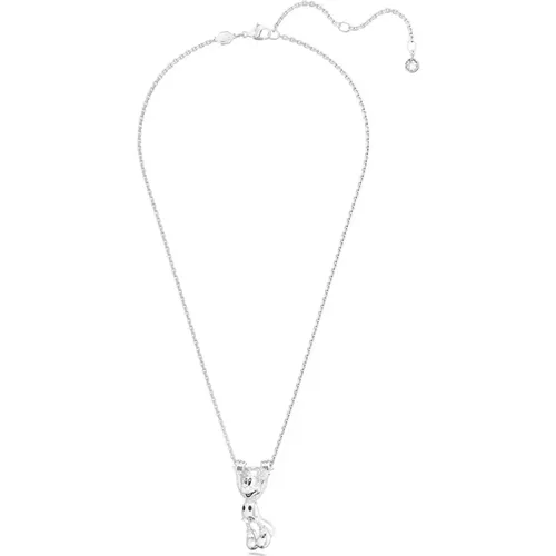 Disney Mickey Mouse Anhänger für Damen, Weiß, Rhodium beschichtet, Artikelnummer: 5668780 - Swarovski - Modalova