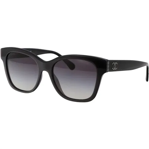 Stylish Sunglasses with Unique Design , female, Sizes: 54 MM - Chanel - Modalova