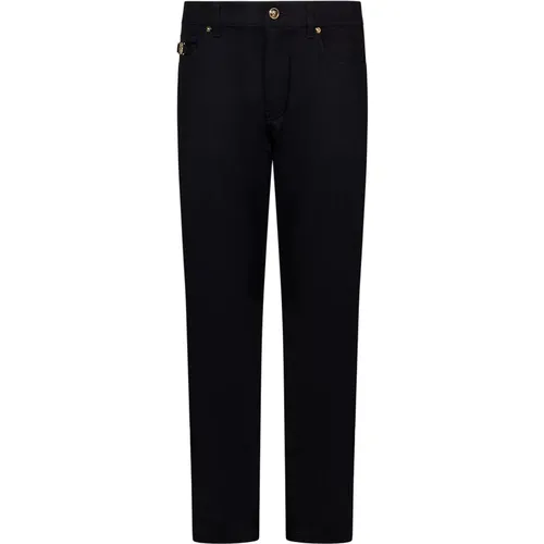 Schwarze Skinny Fit Jeans Aw24 - Versace - Modalova